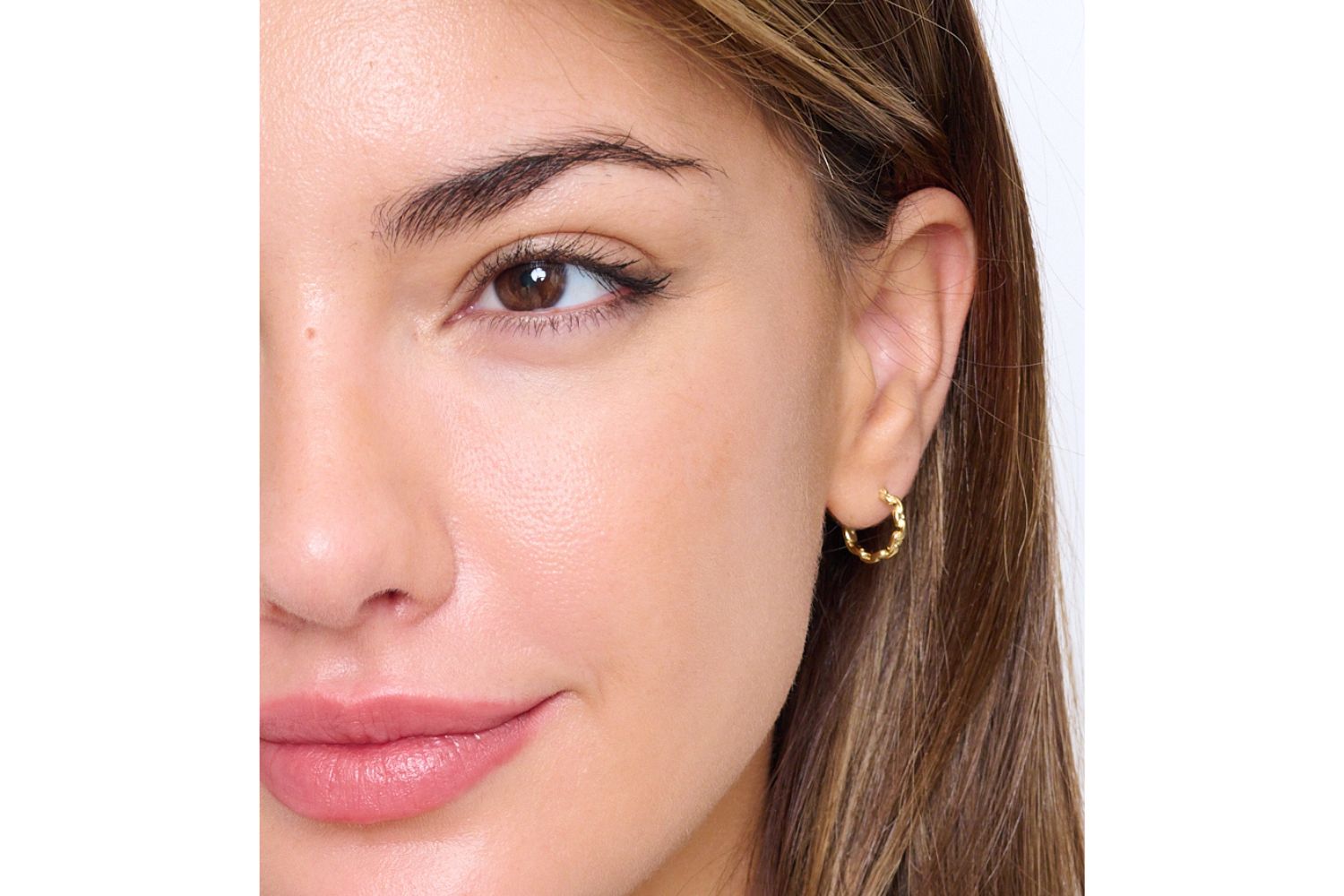 Sabrina Gold Hoop Earrings - Boho Betty