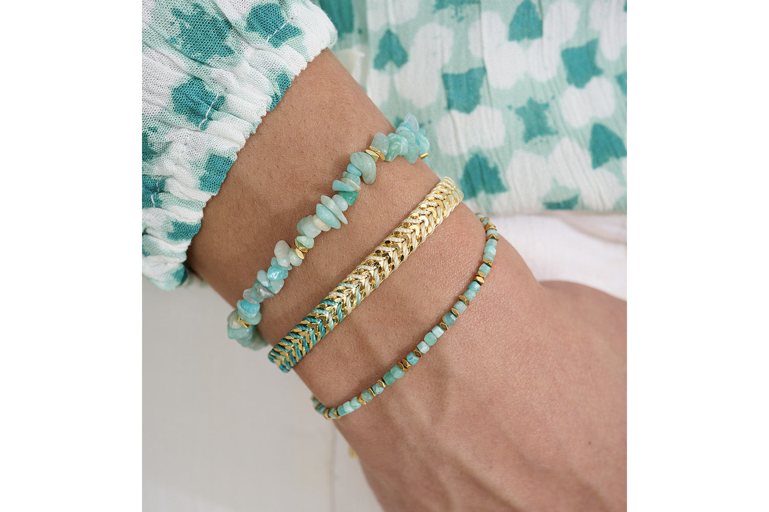 Turquoise and Gold dreams are made of these to brighten every outfit all year round!