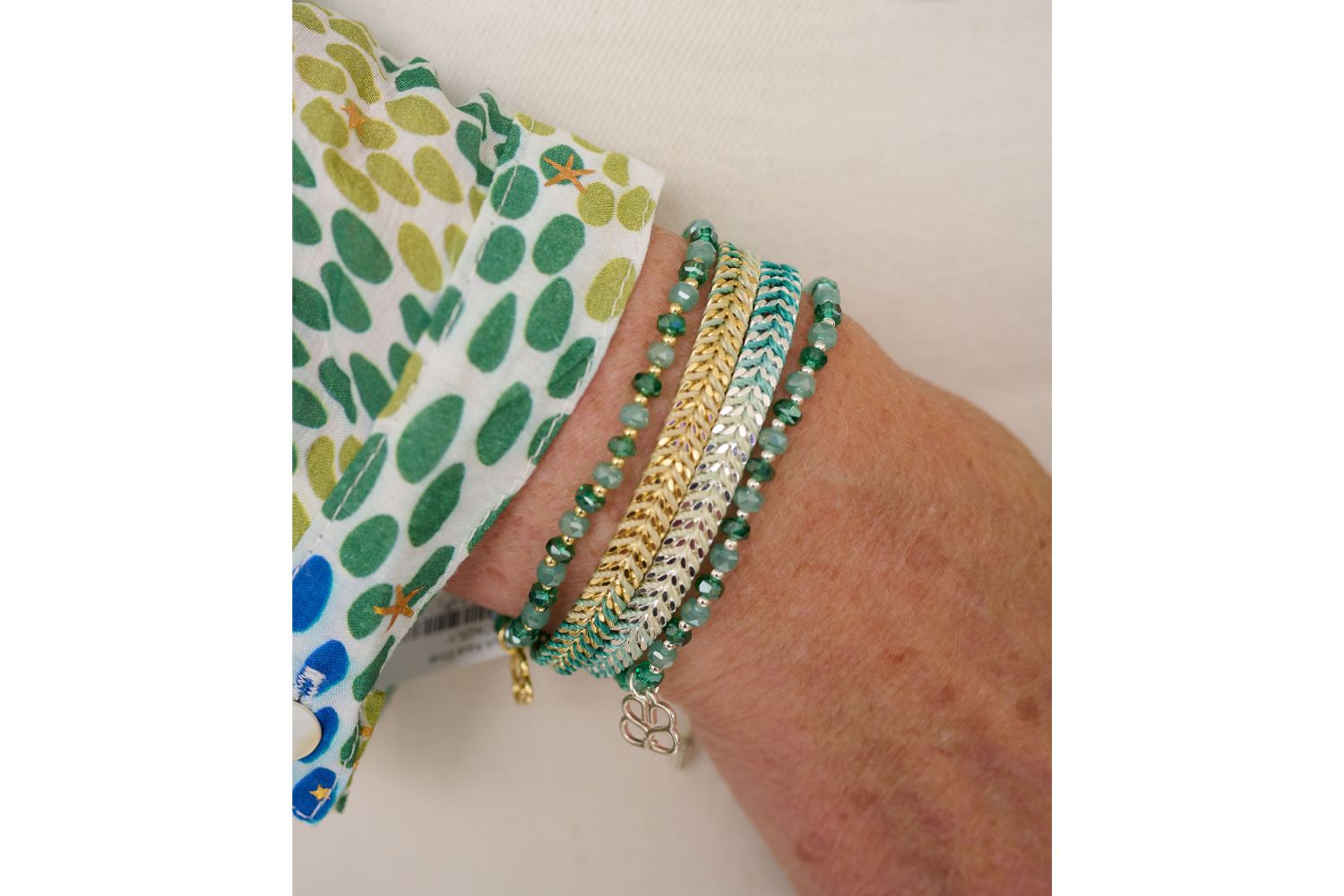 Handoven Turquoise ombre friendship  bracelets. The perfect balance of colour and style.