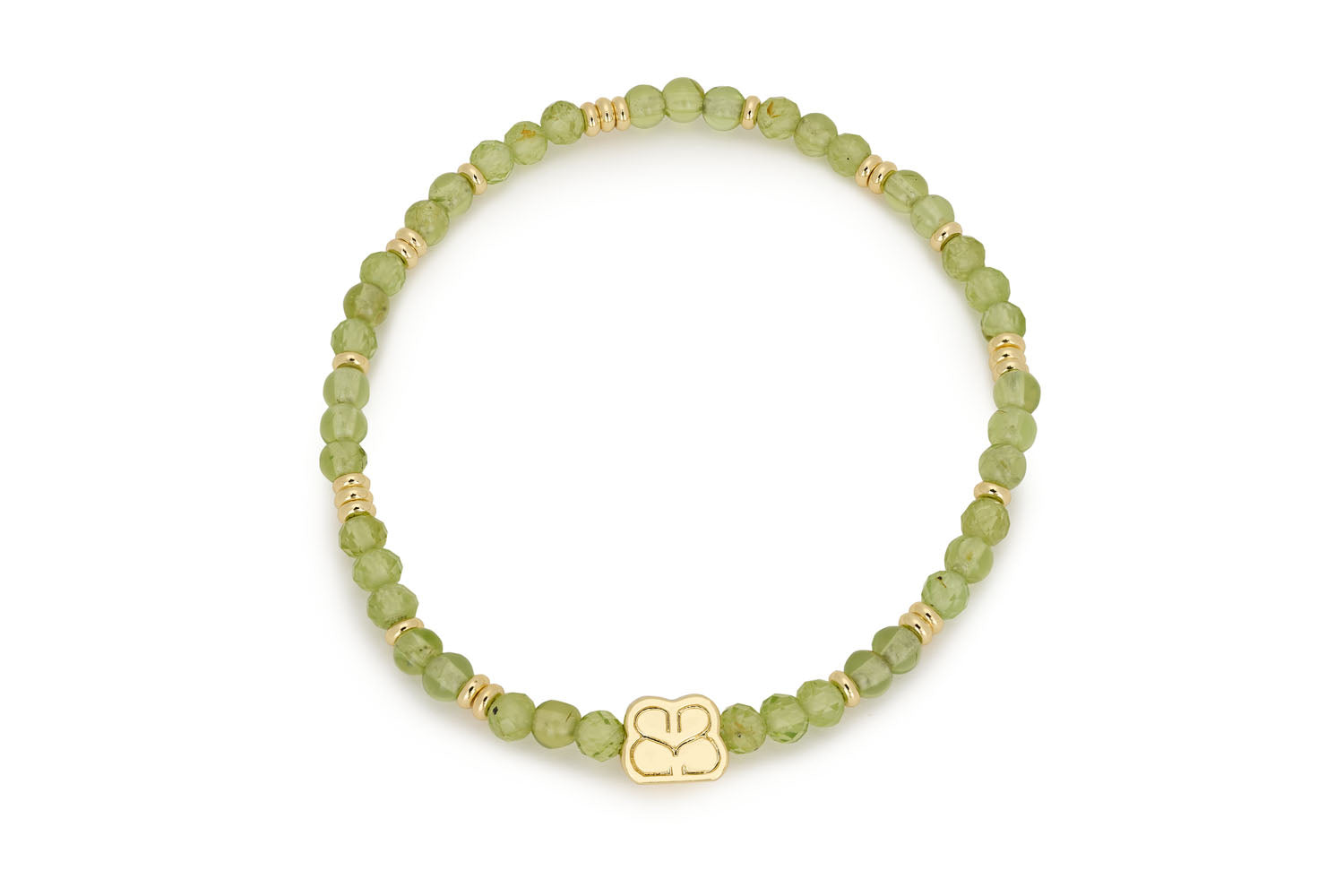 Wonder Gold Peridot Bead Bracelet