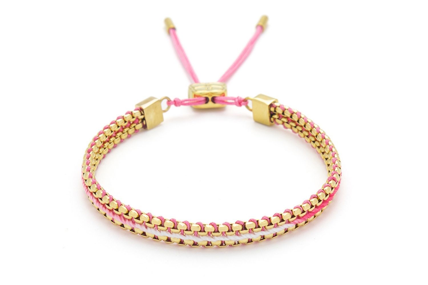 Finish off your look with this bright pink dreamy jewelry combination