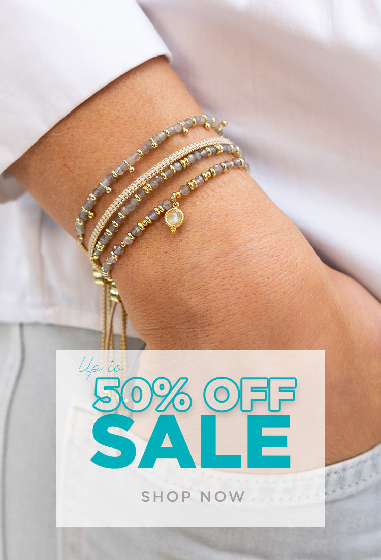 Initial Charm Stack - Shop Boho Jewelry