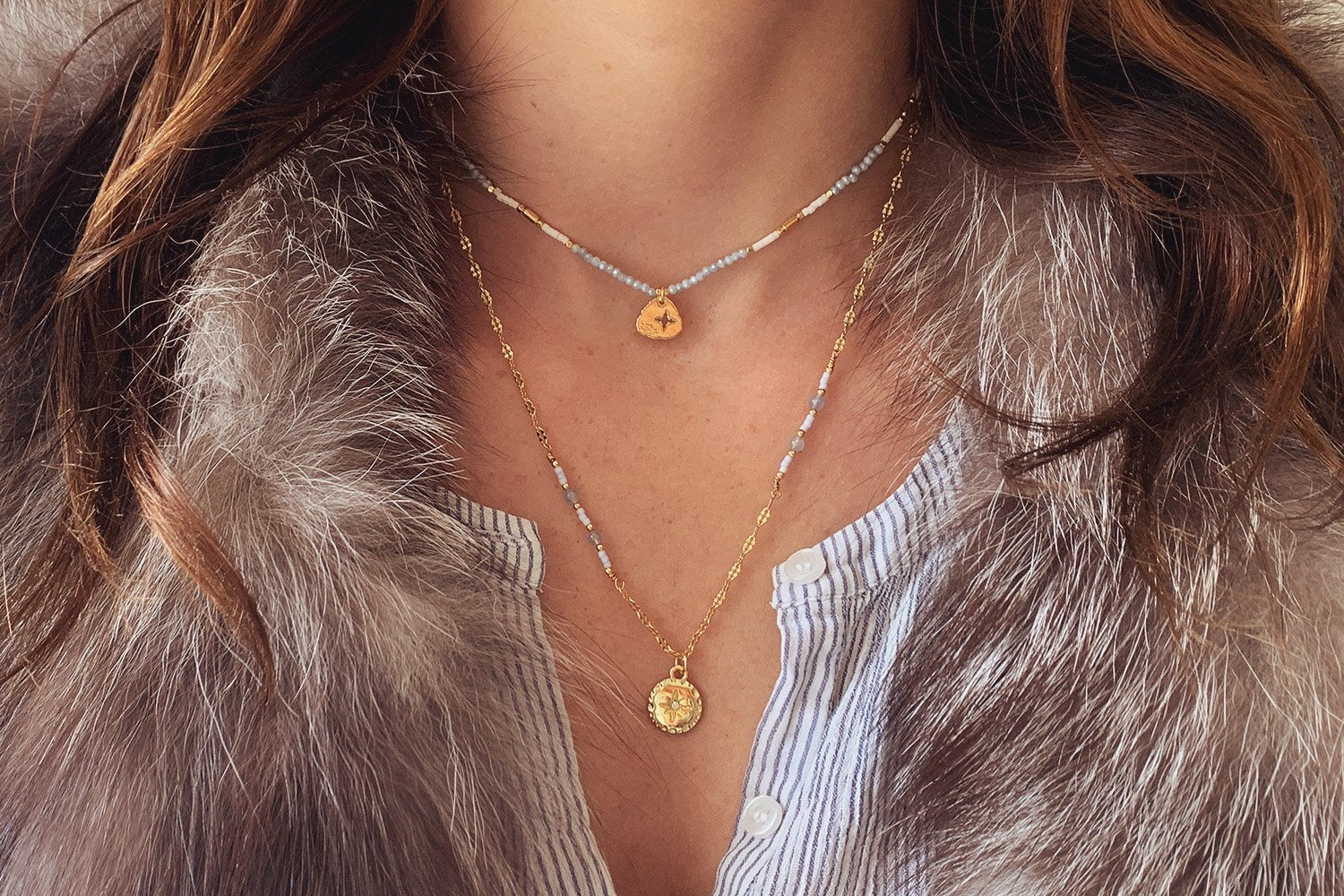Windsor Boho-Chic Layered Rhinestone Drop Necklace Set | CoolSprings  Galleria