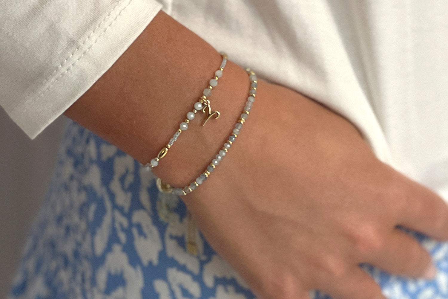 Contemporary Aquamarine Bracelet at Susannah Lovis Jewellers