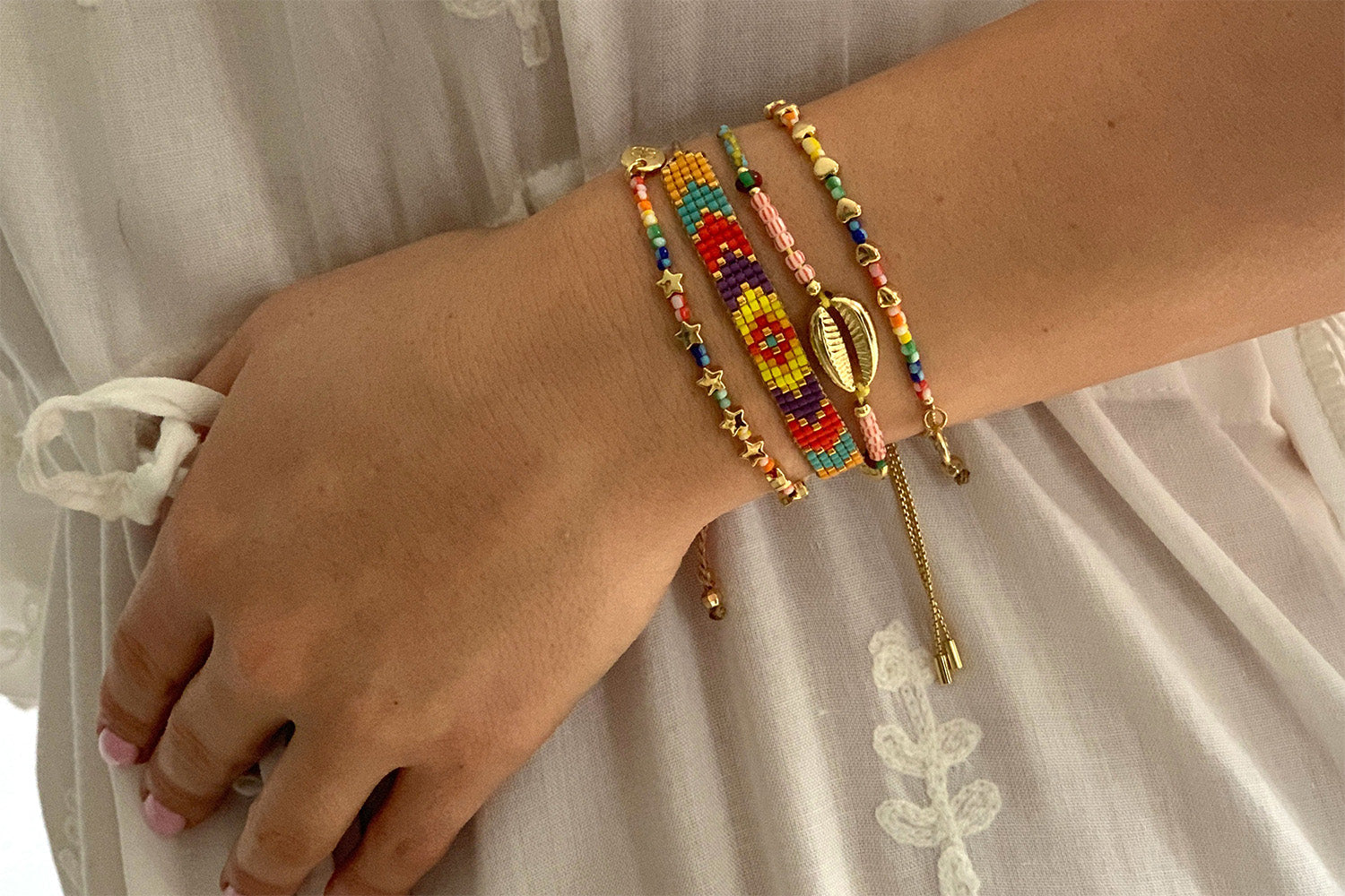 Bead Angel Boho | Stars Miyuki Multicoloured Bracelet Betty Friendship
