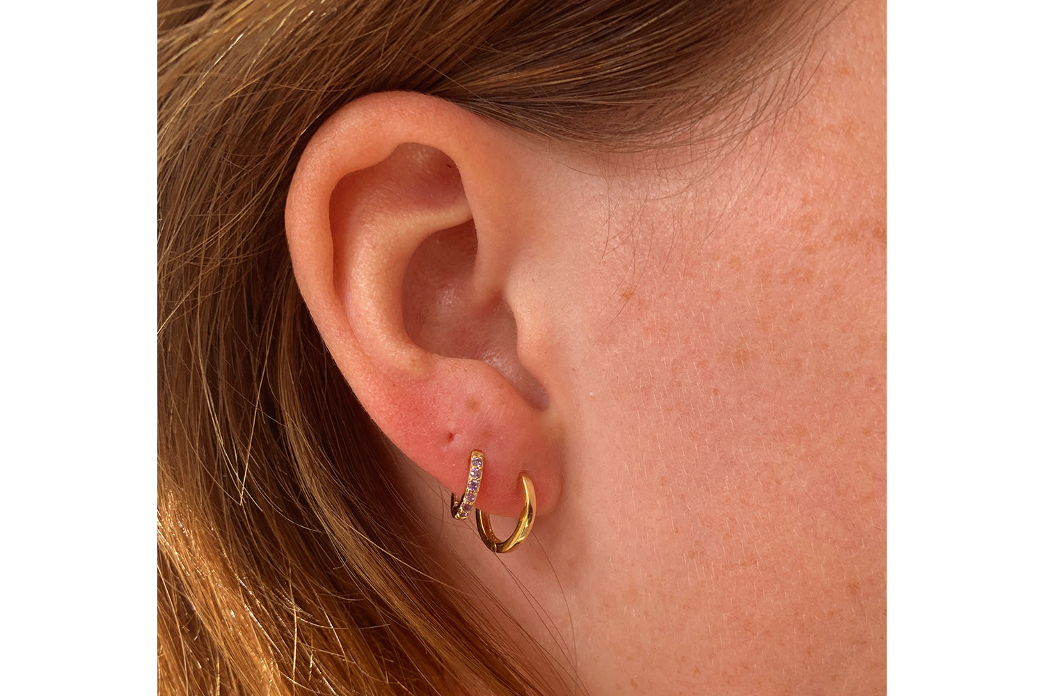 PLAIN BABY HOOP EARRINGS – Starling