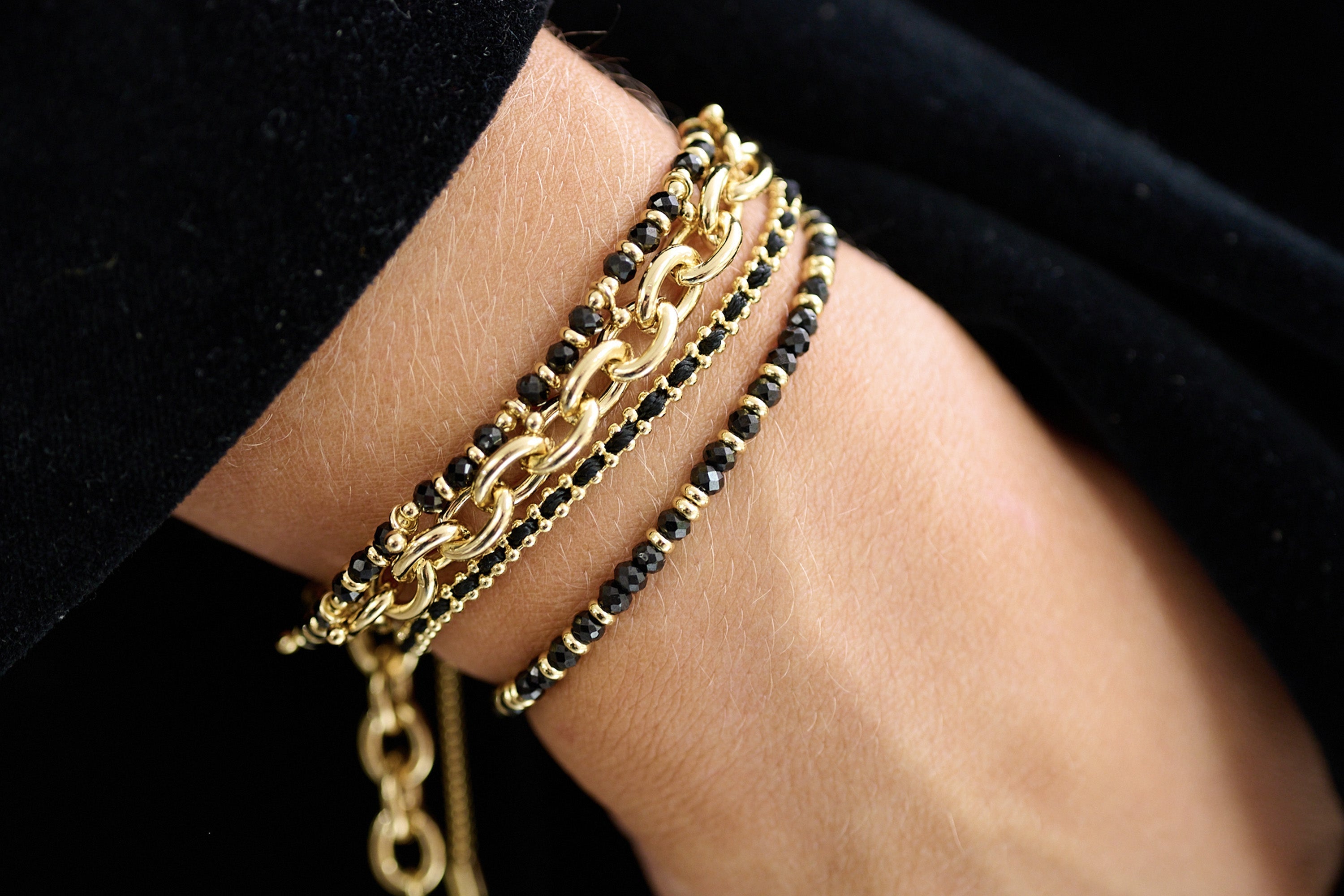 Bold Gold Chunky Chain Bracelet